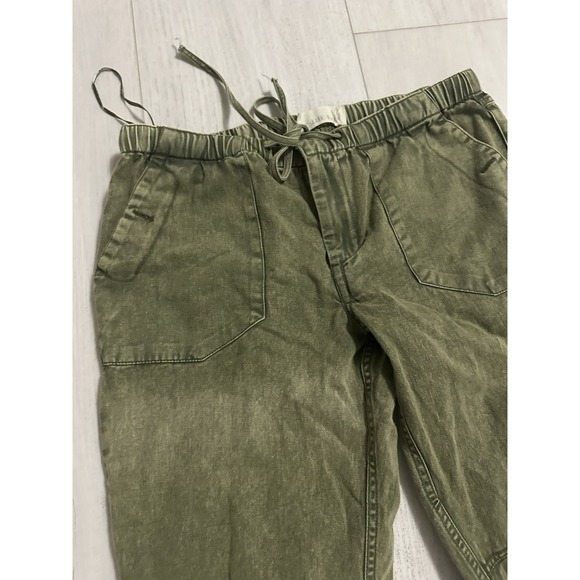 Free People x We The Free Drawstring Pants Sz XS Green - Picture 5 of 9